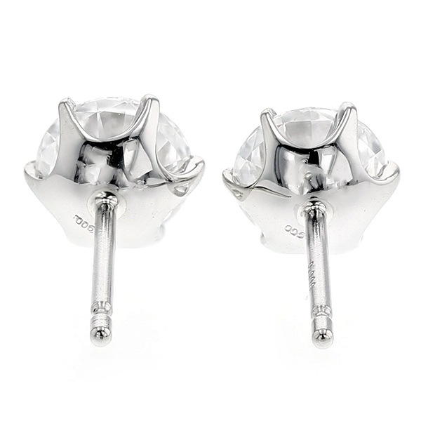 プラチナ　ダイヤピアス　宝石　ジュエリー　ダイヤモンド　ピアス ダイヤモンド ピアス 一粒 2.2ct(Total) J～K VS2 3EX H&C プラチナ