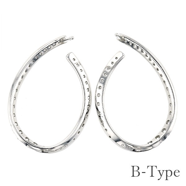 チャー CHAR ダイヤモンド プラチナ ピアス 0.70ct アクセサリー 