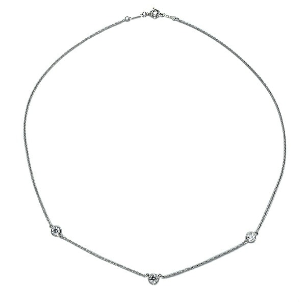 ティファニー TIFFANY & CO. / バイザヤード ネックレス（3石ダイヤ