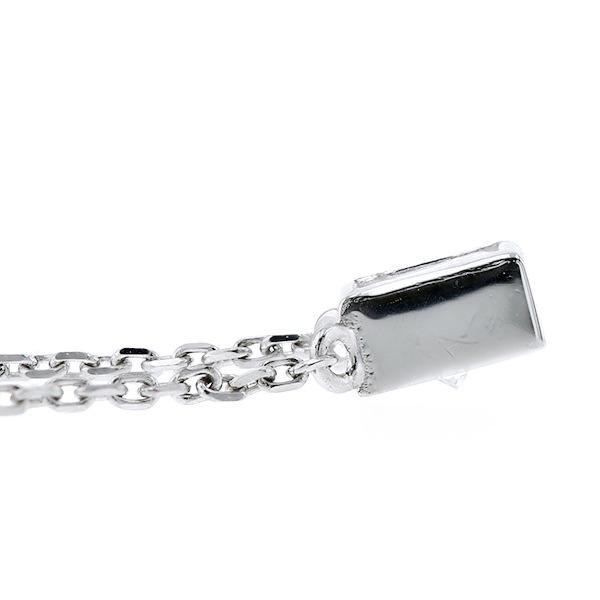 ダイヤモンド ネックレス 一粒 0.3ct D VVS2 プリンセスカット