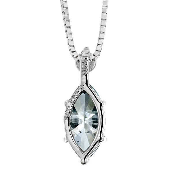 ブルーダイヤモンド ネックレス 0.8ct FANCY DEEP GREEN BLUE