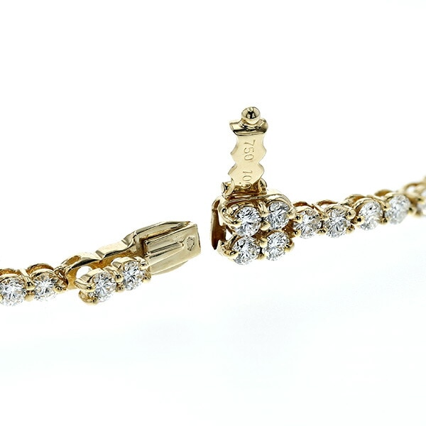 ダイヤモンド テニスネックレス 10.0ct(Total) VVS～VS-D～G-EX