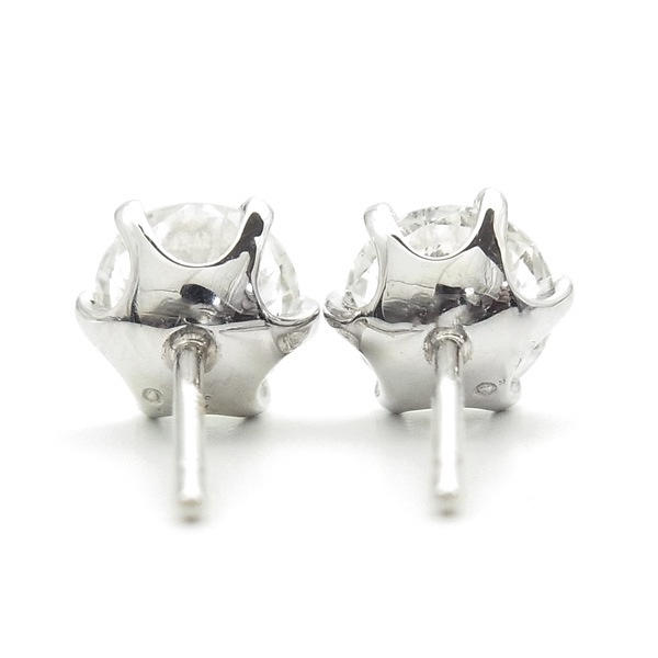 ダイヤモンド ピアス 一粒 プラチナ 0.172ct Fカラー VS2クラス 3EX 