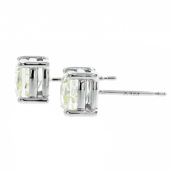 ダイヤモンド ピアス 一粒 2ct(Total) StoT IF クッション