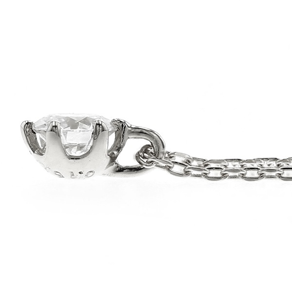 ダイヤモンド ネックレス 一粒 0.1ct D～H IF～VVS1 3EX H&C