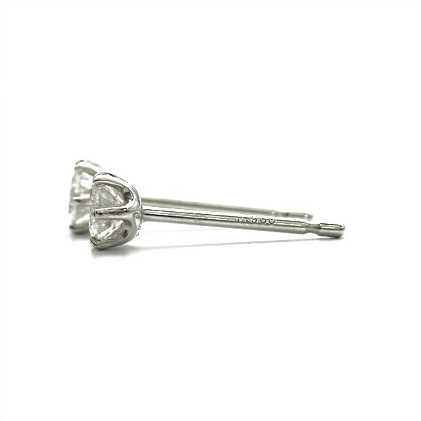 ダイヤモンド ピアス 0.4ct(Total) IF-D-3EXCELLENT/H&C プラチナ 中央宝石研究所 鑑定書付 【R】