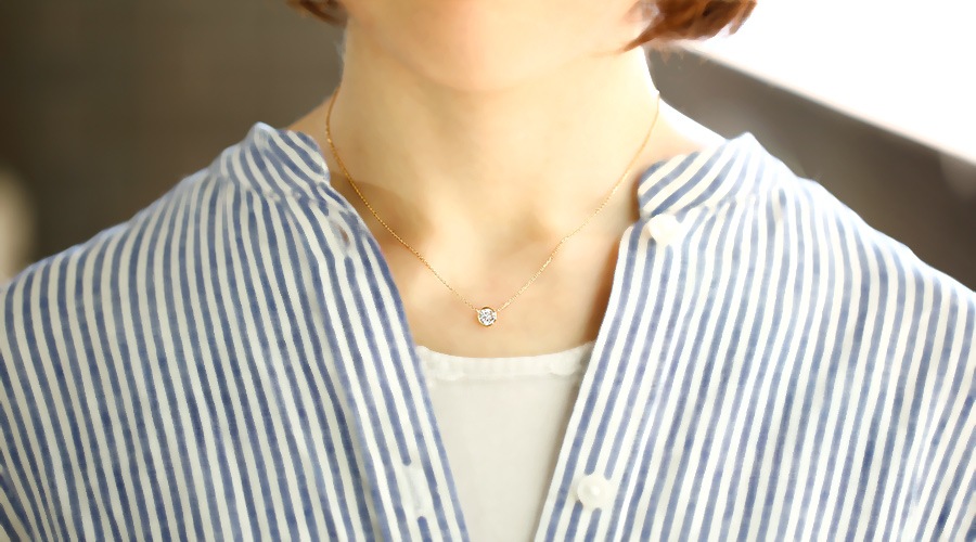ゆうまま　希少！　１．０ｃｔ　鑑定書付き　k18天然ダイヤモンドネックレス ダイヤモンド ネックレス 1.0ct I VS2 3EX H&C プラチナ 中央
