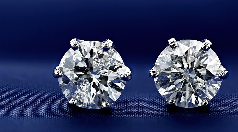 【特価】計2ct 天然ダイヤモンドピアス ダイヤモンド ピアス 片耳用 2ct I1 I POOR プラチナ 中央宝石
