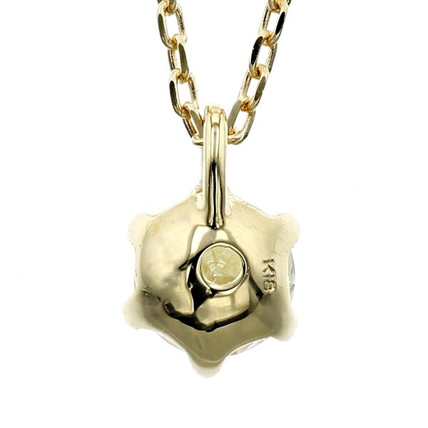 超大粒天然ダイヤモンドネックレス 2.31ct/FANCY LIGHT YB