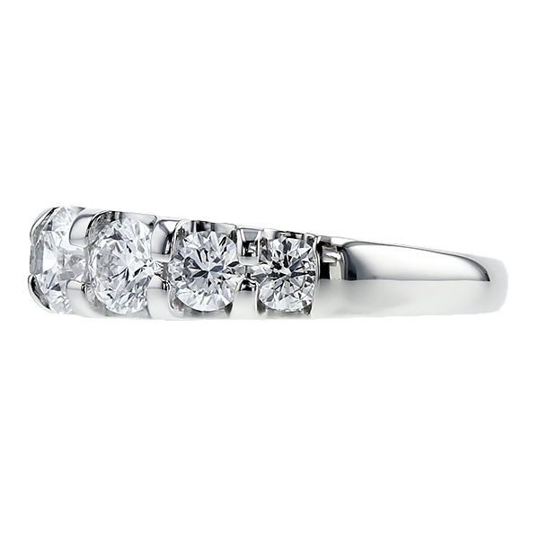 h&cハーフエタニティダイヤモンドリング ダイヤモンド ハーフエタニティ リング 2.109ct(Total)/9石 D IF