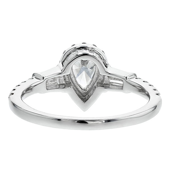 凛　ダイヤフェリーチェ　100玉 ダイヤモンド リング 0.7ct D IF ペアシェイプ ブリリアント カット