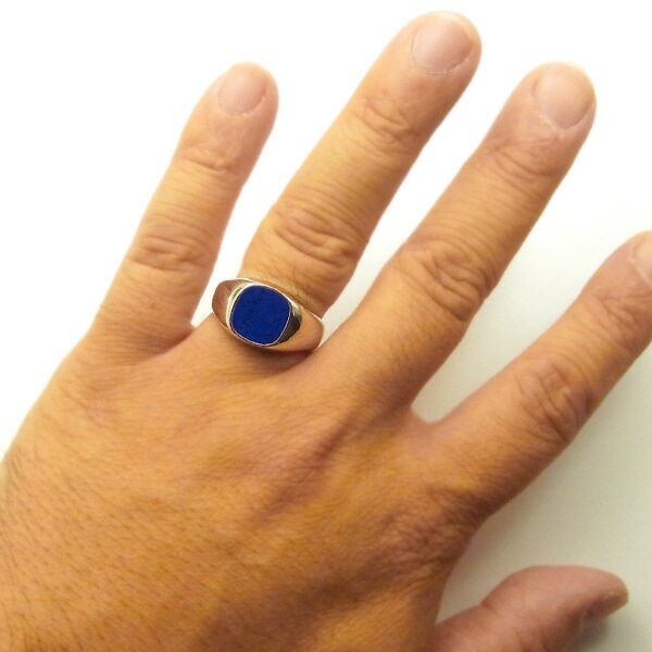 ラピスラズリ リング プラチナ エメットジュエリー 保証書付[03mr]【R