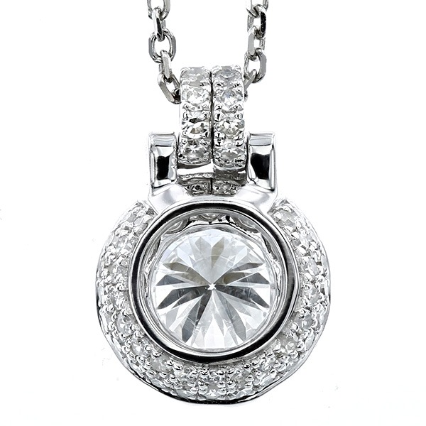 ダイヤモンド ネックレス 0.50ct D IF 3EX / 脇石0.40ct(Total 