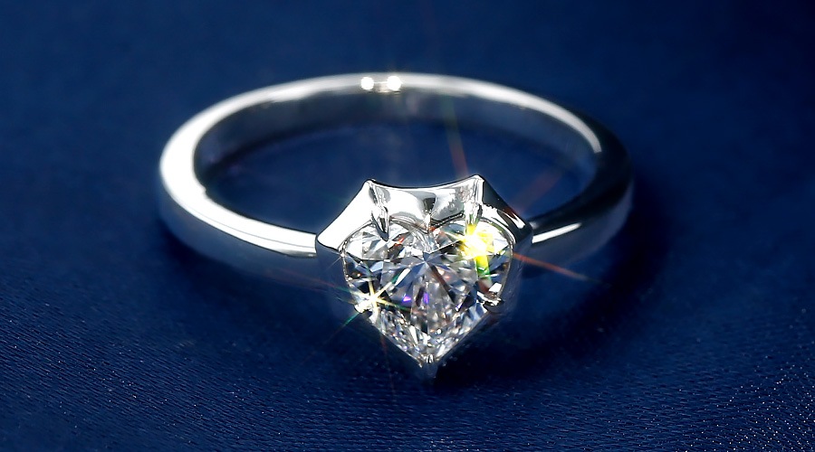 ダイヤモンド リング 1ct D FL ハート ブリリアント カット プラチナ ダイヤモンド リング 1ct D FL ハート ブリリアント カット プラチナ