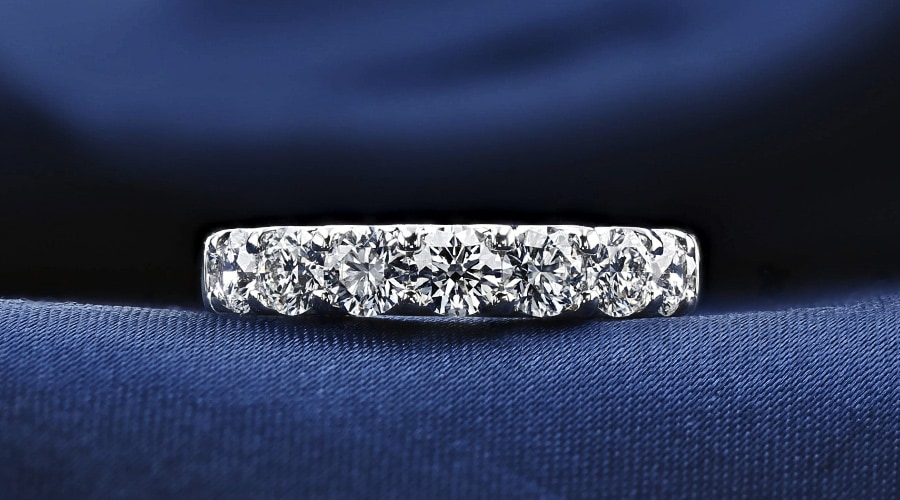 ダイヤモンド エタニティリング 2.4ct(Total) D VVS2 3EX H&C プラチナ