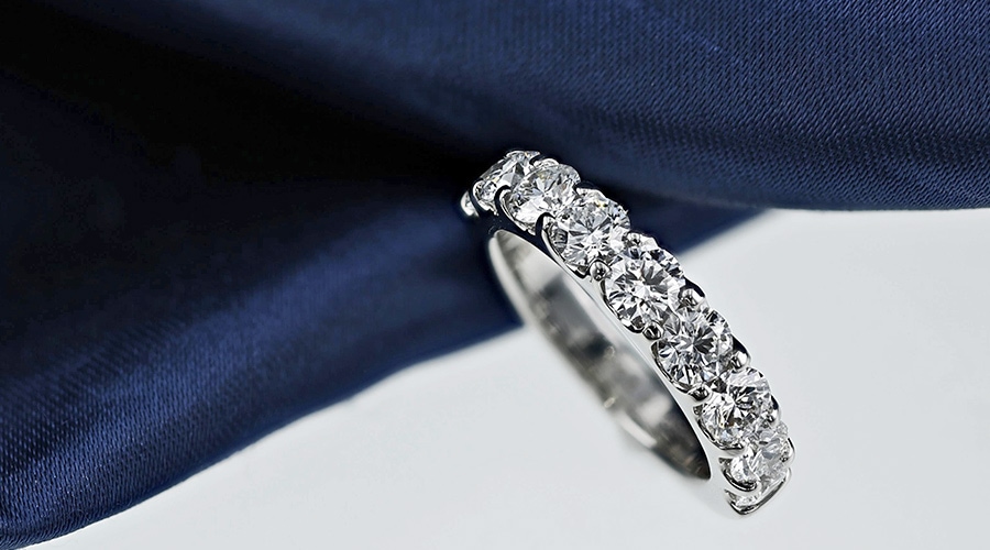 ダイヤモンド エタニティリング 2.4ct(Total) D VVS2 3EX H&C プラチナ