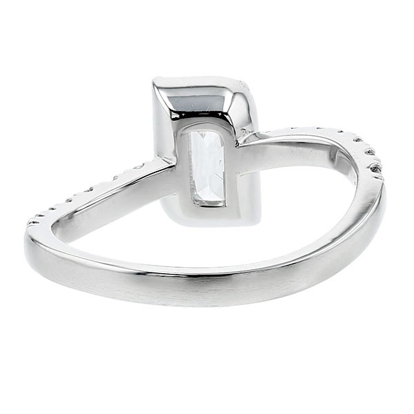 ダイヤモンド リング 1.5ct H VS2 フレームカット プラチナ GIA 鑑定