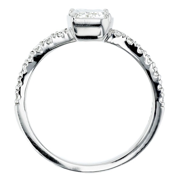 ダイヤモンド リング 1.5ct H VS2 フレームカット プラチナ GIA 鑑定