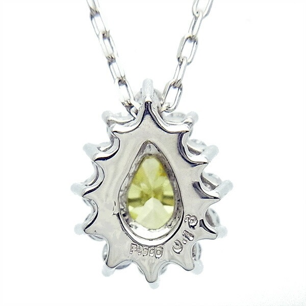 イエロー ダイヤモンド ネックレス 一粒 0.20～0.29ct SI～VS