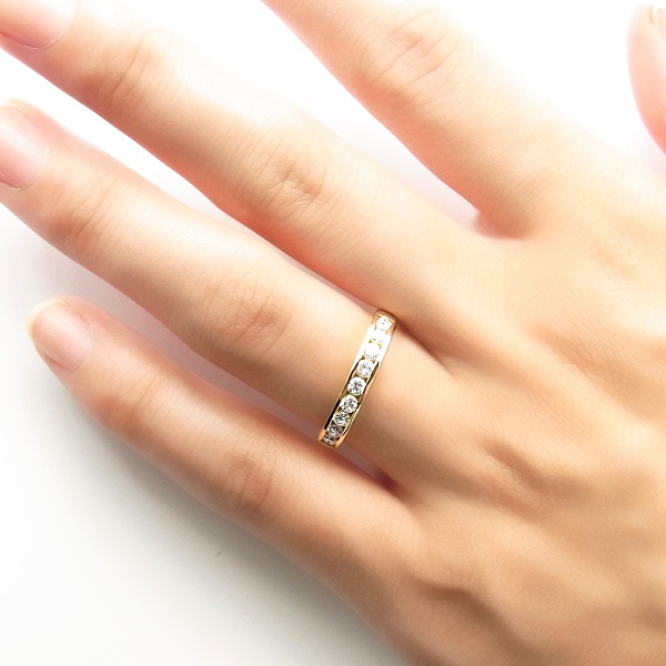 ダイヤモンド ハーフエタニティ リング 0.5ct(Total) F～Hカラークラス