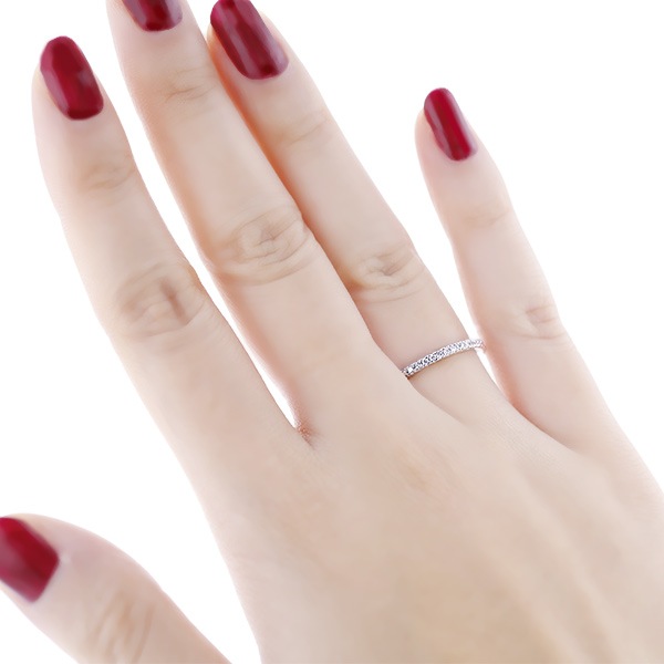 ダイヤモンド ハーフエタニティリング 0.1ct(Total) D～Fクラス