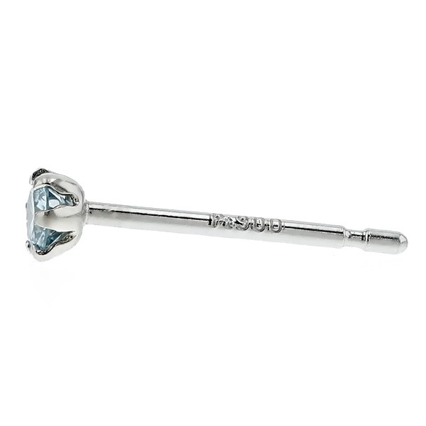 ブルーダイヤモンド ピアス(片耳用) 0.04～0.08ct FANCY INTENSE