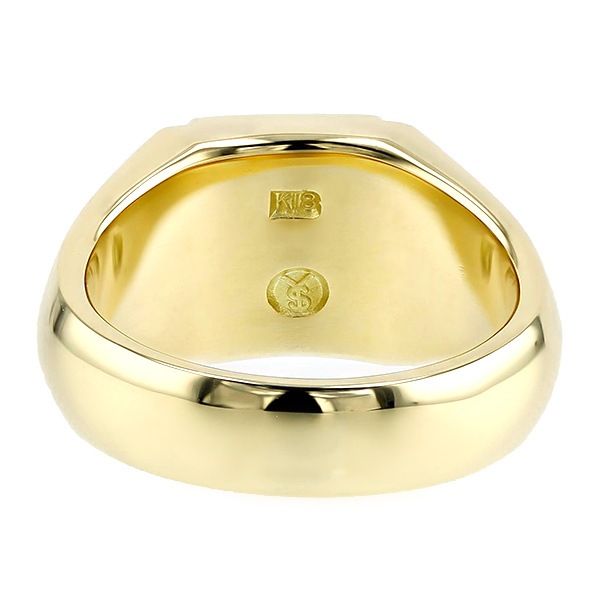 ダイヤモンド メンズリング 0.5ct VS2 F GOOD 18金 中央宝石研究所 鑑定書付 【R】