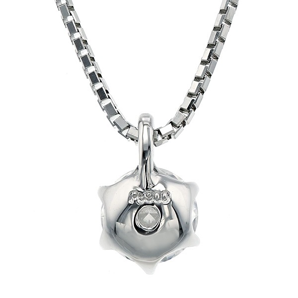 ダイヤモンド ネックレス 一粒 0.4ct SI2-F-3EXCELLENT/H&C プラチナ 中央宝石研究所 鑑定書付