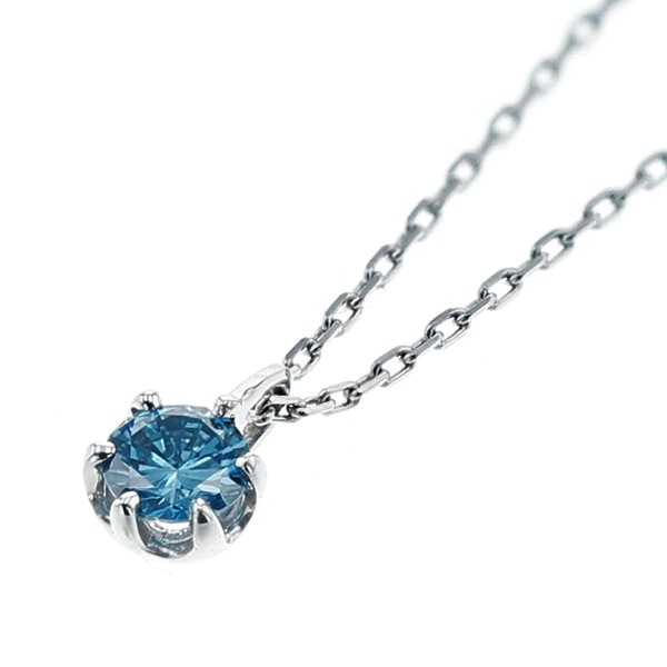 専用JJ40★高級 ブルーダイヤモンド0.37ct プラチナ ネックレス 鑑付 ブルーダイヤモンド ネックレス 一粒 0.1ct FANCY DEEP GREEN BLUE