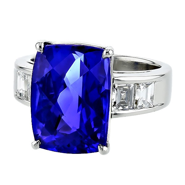 タンザナイト リング 11ct プラチナ 第三者機関 鑑別書付 【R】