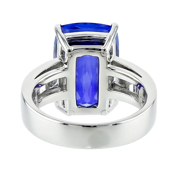 タンザナイト リング 11ct プラチナ 第三者機関 鑑別書付 【R】