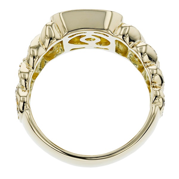 ダイヤモンド 喜平 メンズリング 1.054ct SI2-LIGHT YELLOW-GOOD 18金 