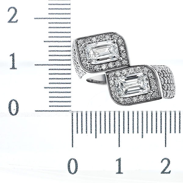 ダイヤモンド リング 1ct VVS1 SI1 E フレームカット プラチナ GIA