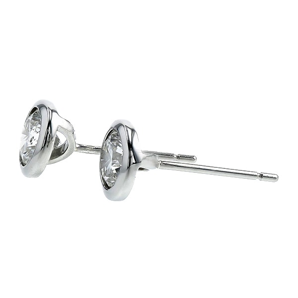 ダイヤモンド ピアス 0.5ct(Total) D～F VS2 3EX H&C プラチナ 中央