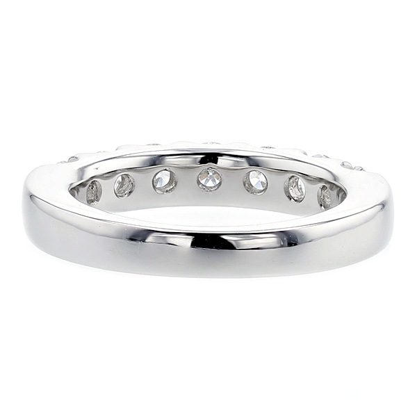 プラチナ　ダイヤ ダイヤモンド ハーフエタニティ リング 1.3ct(Total)/7石 D SI1