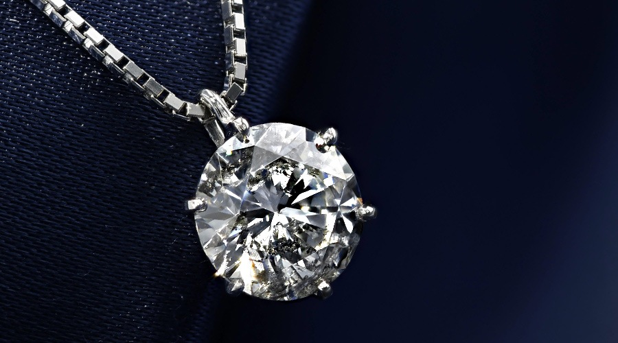 ダイヤモンド ネックレス 一粒 2ct H I1 VERY GOOD プラチナ