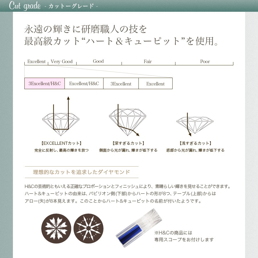 ダイヤモンド ネックレス 一粒 0.5ct D SI2 3EX H&C~ EX H&C プラチナ ダイヤモンド ネックレス 一粒 0.5ct D SI2 3EX H&C~ EX H&C プラチナ