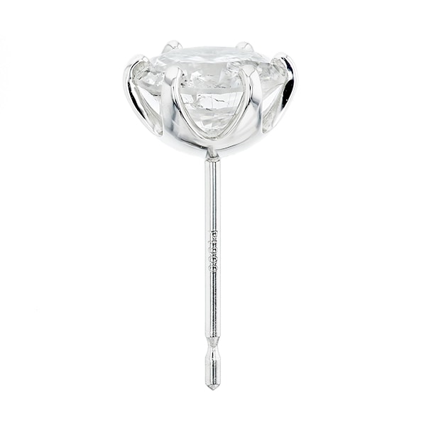 ダイヤモンド ピアス 一粒 片耳用 0.9ct K VS1 VERY GOOD プラチナ