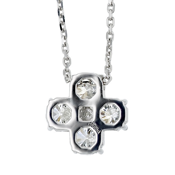 ダイヤモンド ネックレス 0.8ct(Total) D～F VVS2～VS1 オクタゴナル