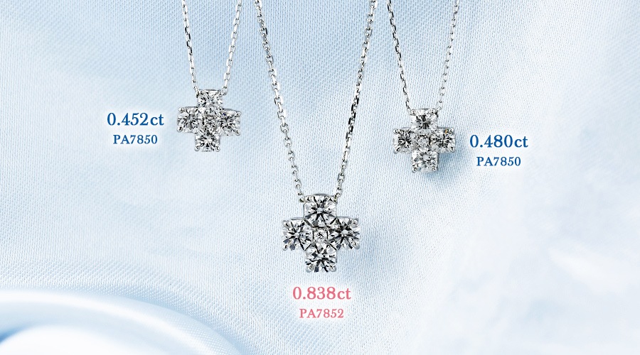 ダイヤモンド ネックレス 0.8ct(Total) D～F VVS2～VS1 オクタゴナル