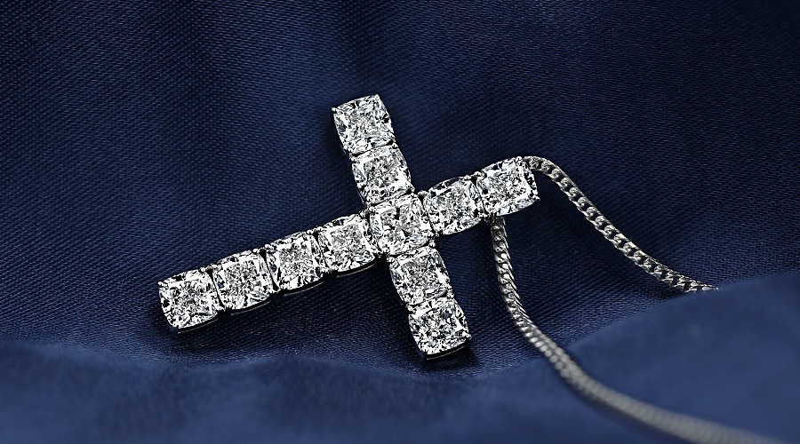 ダイヤモンド 0.87ct ホワイトゴールド ネックレス【品質保証書