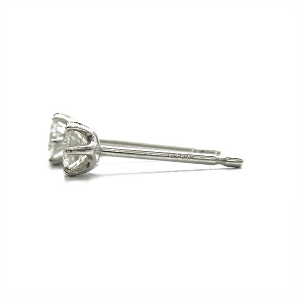 ダイヤ ピアス 一粒 おも 0.821ct pt900