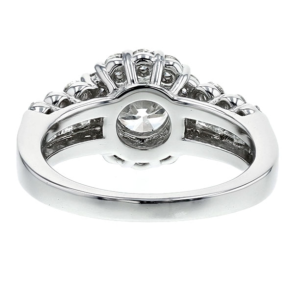 ダイヤモンド リング 1ct VVS2 G 3EX H&C プラチナ 中央宝石研究所