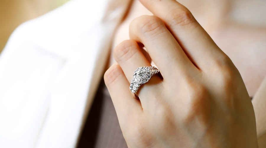 ダイヤモンド リング 1ct VVS2 G 3EX H&C プラチナ 中央宝石研究所