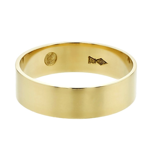 K18 平打ちリング 2.57g指輪 リング 刻印あり K18刻印 K18 平打ちリング 2.57g指輪 リング 刻印あり K18刻印