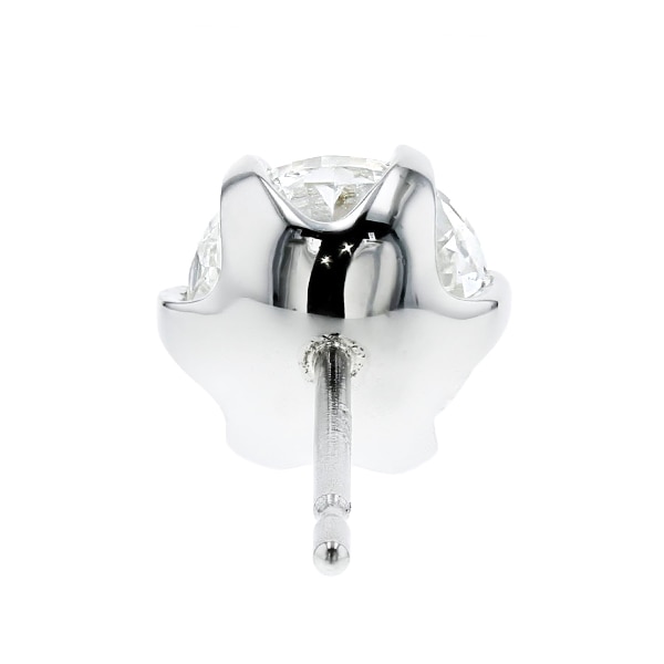 ミラモア　片耳　ダイヤモンドピアス ダイヤモンド ピアス 片耳用 1ct H I1 FAIR プラチナ 中央宝石研究所
