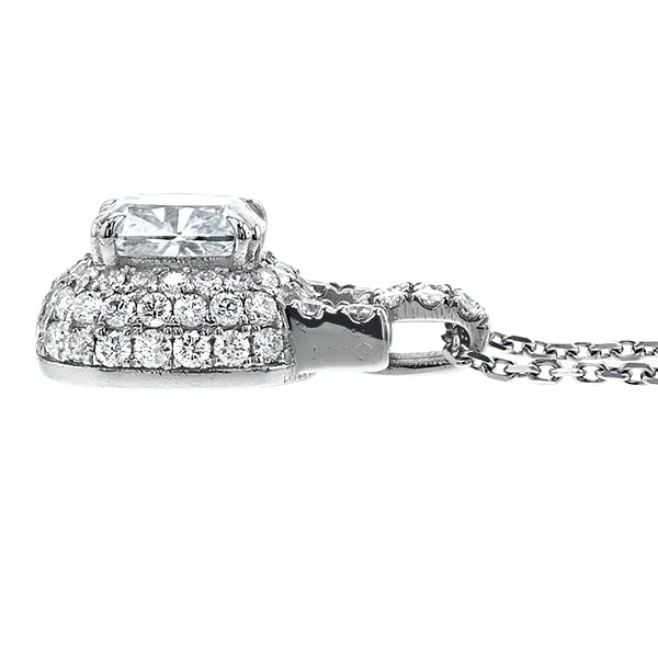 ダイヤモンド ネックレス 1ct D IF クッションモディファイド