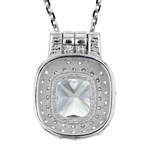 ダイヤモンド ネックレス 1ct D IF クッションモディファイド