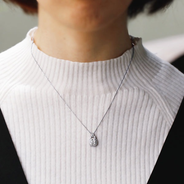 ダイヤモンド ネックレス 1ct D IF クッションモディファイド