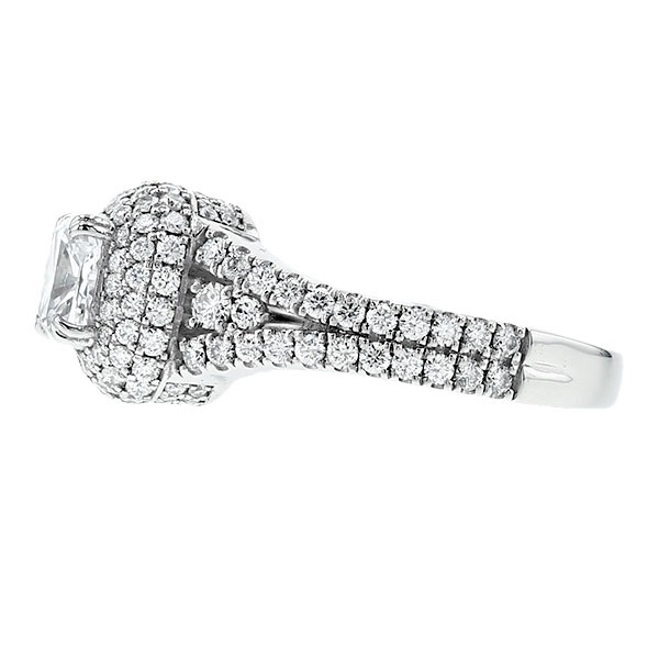 ダイヤモンド リング 1ct D IF クッション モディファイド